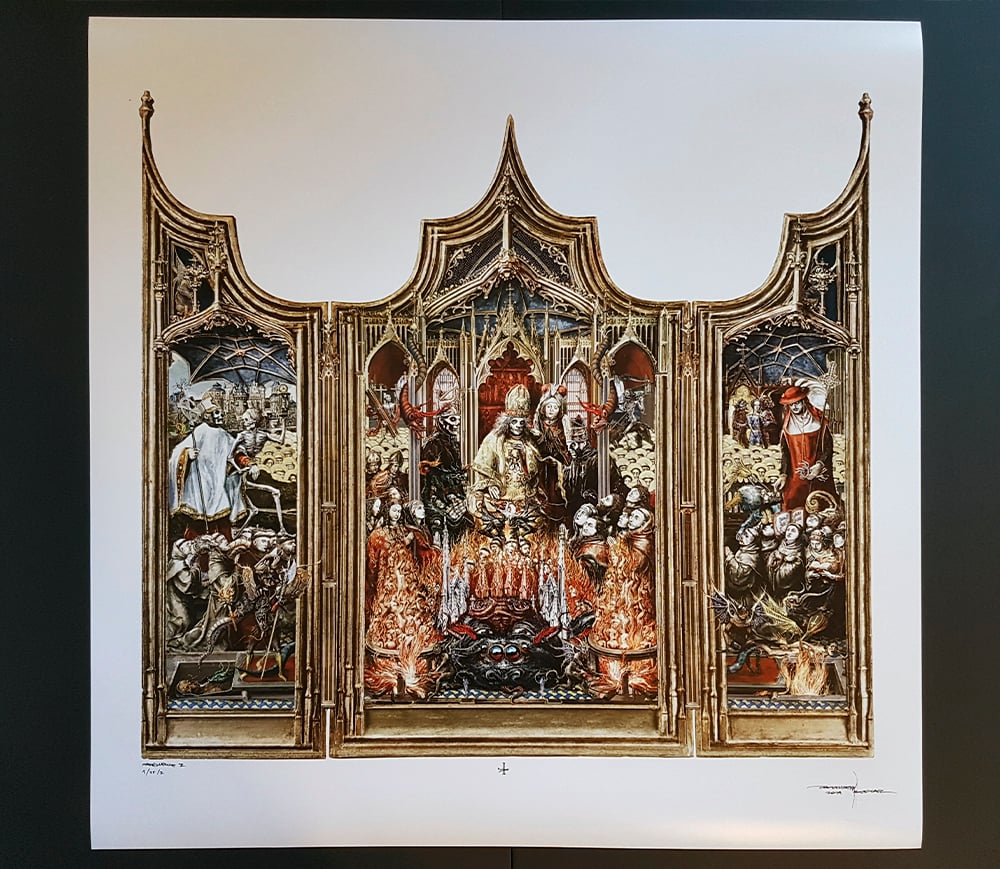 zbigniewbielak — GHOST PREQUELLE TRIPTYCH LIMITED ARTPRINT